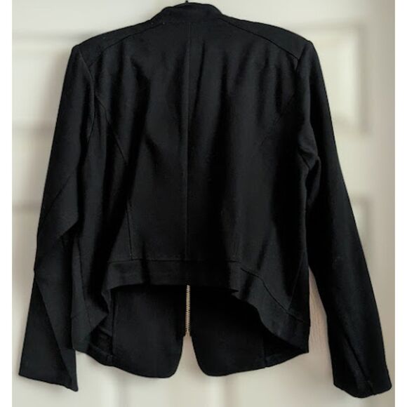 NWT Torrid Studio Black Ponte Zip-Front Motorcycle Jacket Women's Size 1X 14-16 - Picture 7 of 10